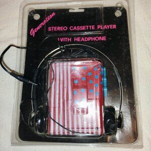 Vintage Generations cassette player with headphone